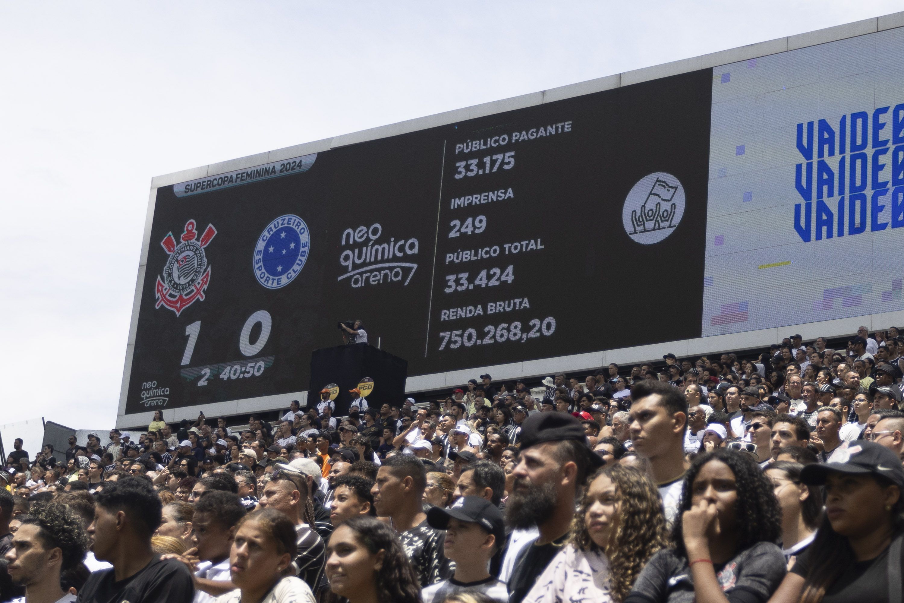 Supercopa Feminina supera clássicos e registra maior público do Brasil, no domingo