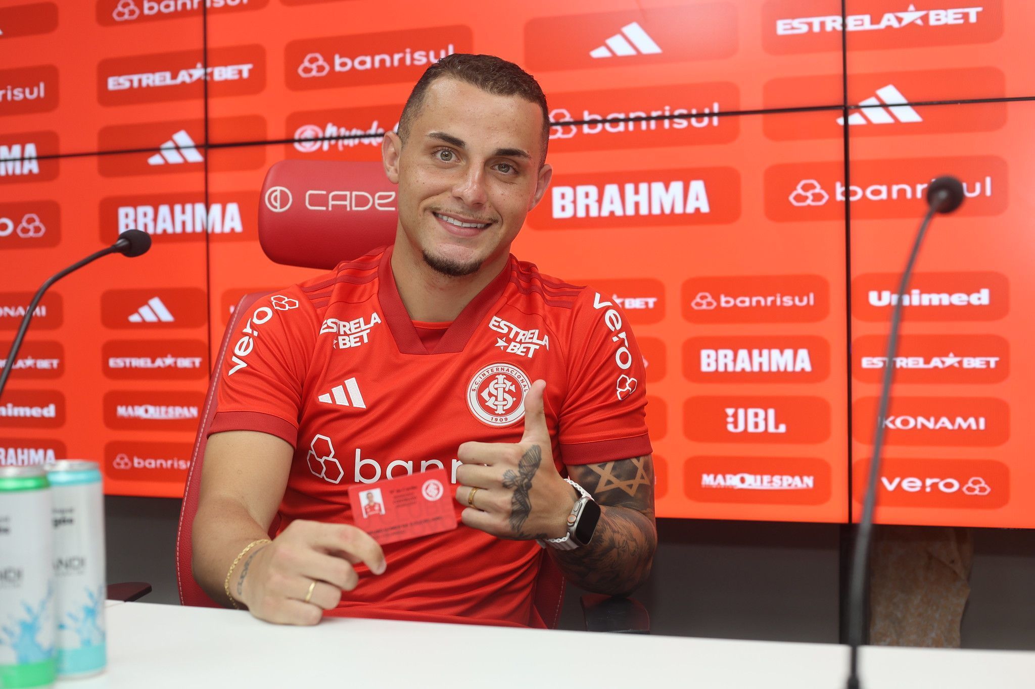Bruno Gomes conta porque escolheu voltar para o Inter; volante tinha proposta do Fortaleza