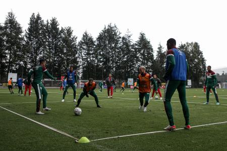 Treino do Fluminense no Equador