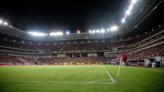 Arena de Pernambuco com a torcida do Sport nas arquibancadas