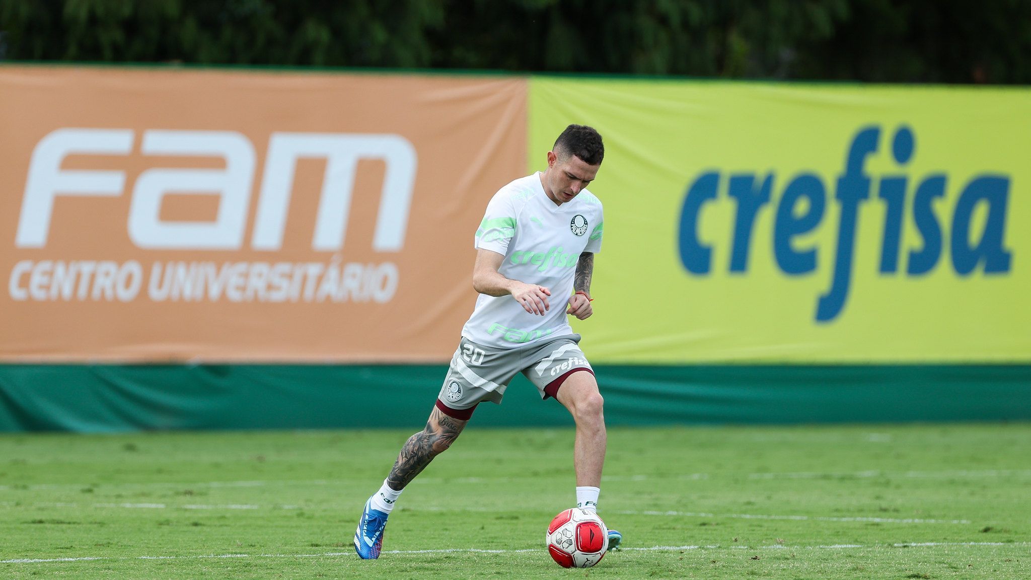 Líder em número de jogos e desarmes no Palmeiras, argentino ganha confiança de Abel