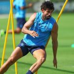 Diego Costa, do Grêmio, faz tratamento para lesão na Espanha