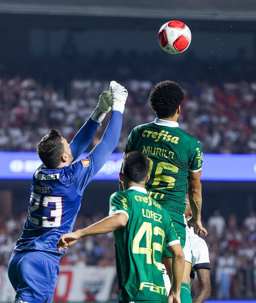 O que disse o VAR em pênalti de Rafael, do São Paulo, em Murilo, do Palmeiras
