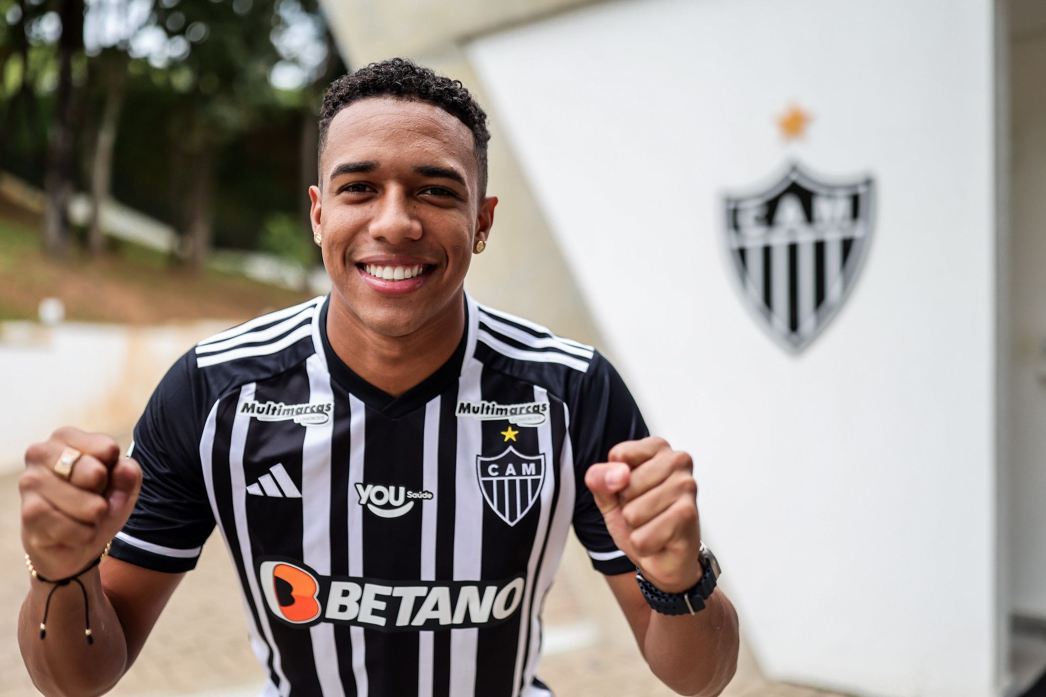 Reforço do Atlético, Palacios revela conversa com 'concorrente' de posição