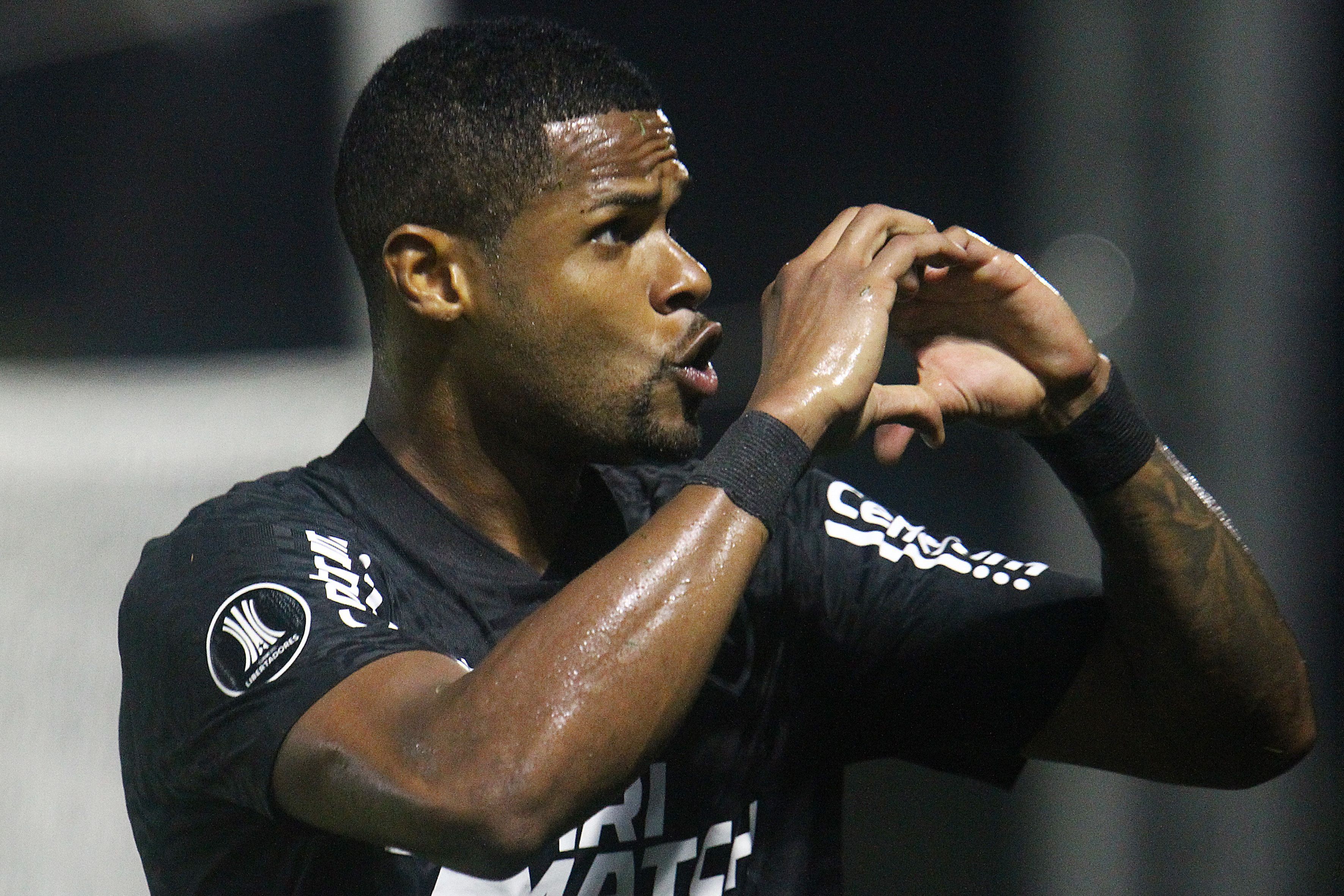 Júnior Santos celebra vaga do Botafogo e dedica oitavo gol na Libertadores