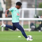 Endrick sobre jogar no mítico estádio de Wembley: 'Só no videogame'