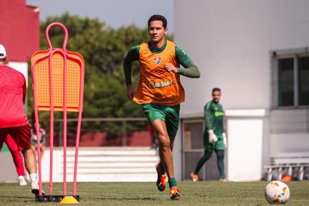 Ganso no CT do Fluminense