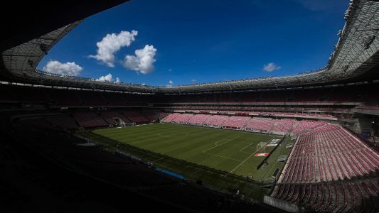 Arena de Pernambuco, em São Lourenço da Mata, na região metropolitana do Recife