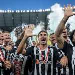 Jogadores do Atlético festejam título no vestiário do Mineirão; veja vídeo
