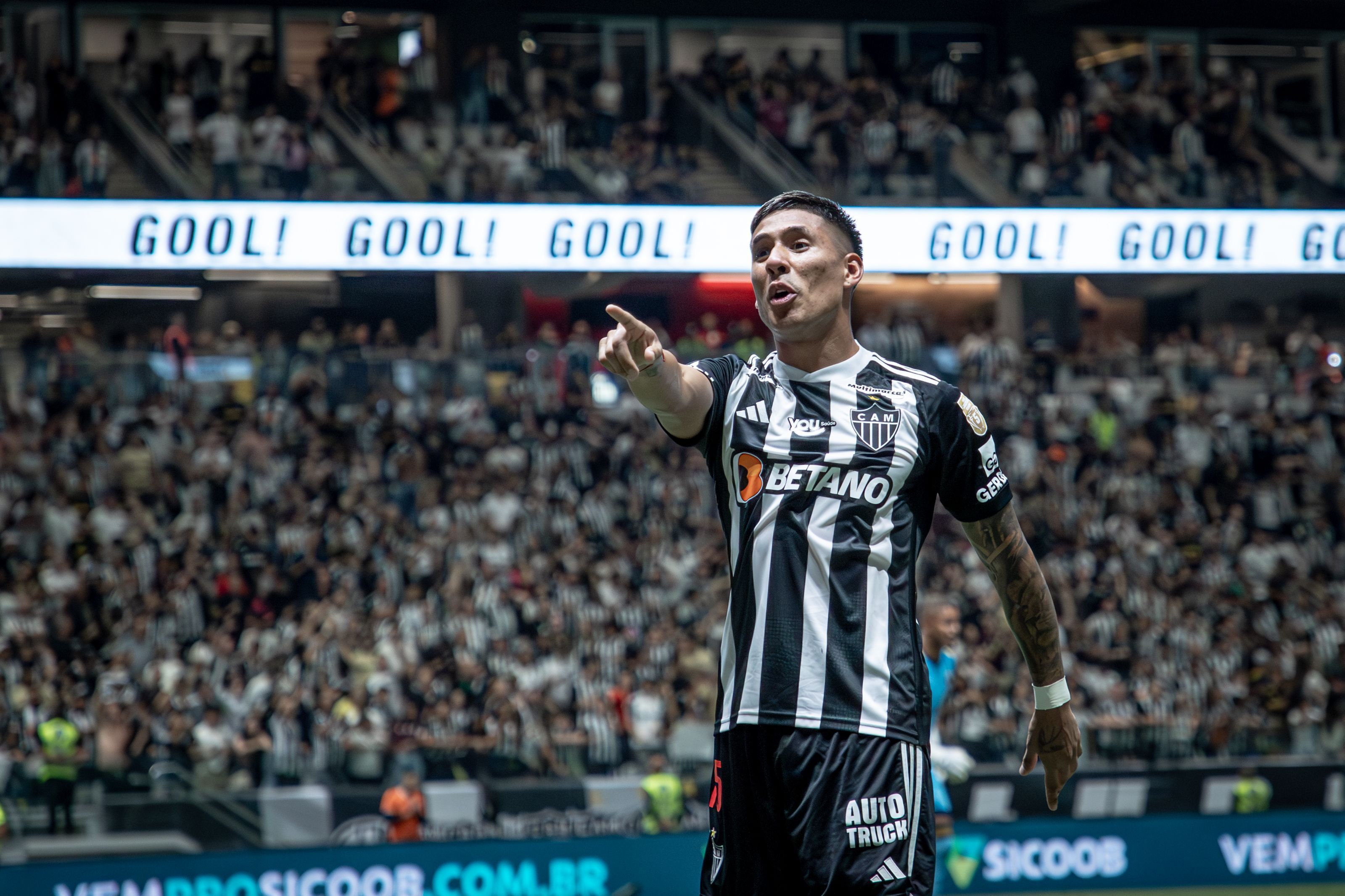 Meia do Atlético, Zaracho lidera estatística no Brasileiro