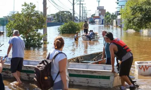 Confira imagens da tragédia no RS