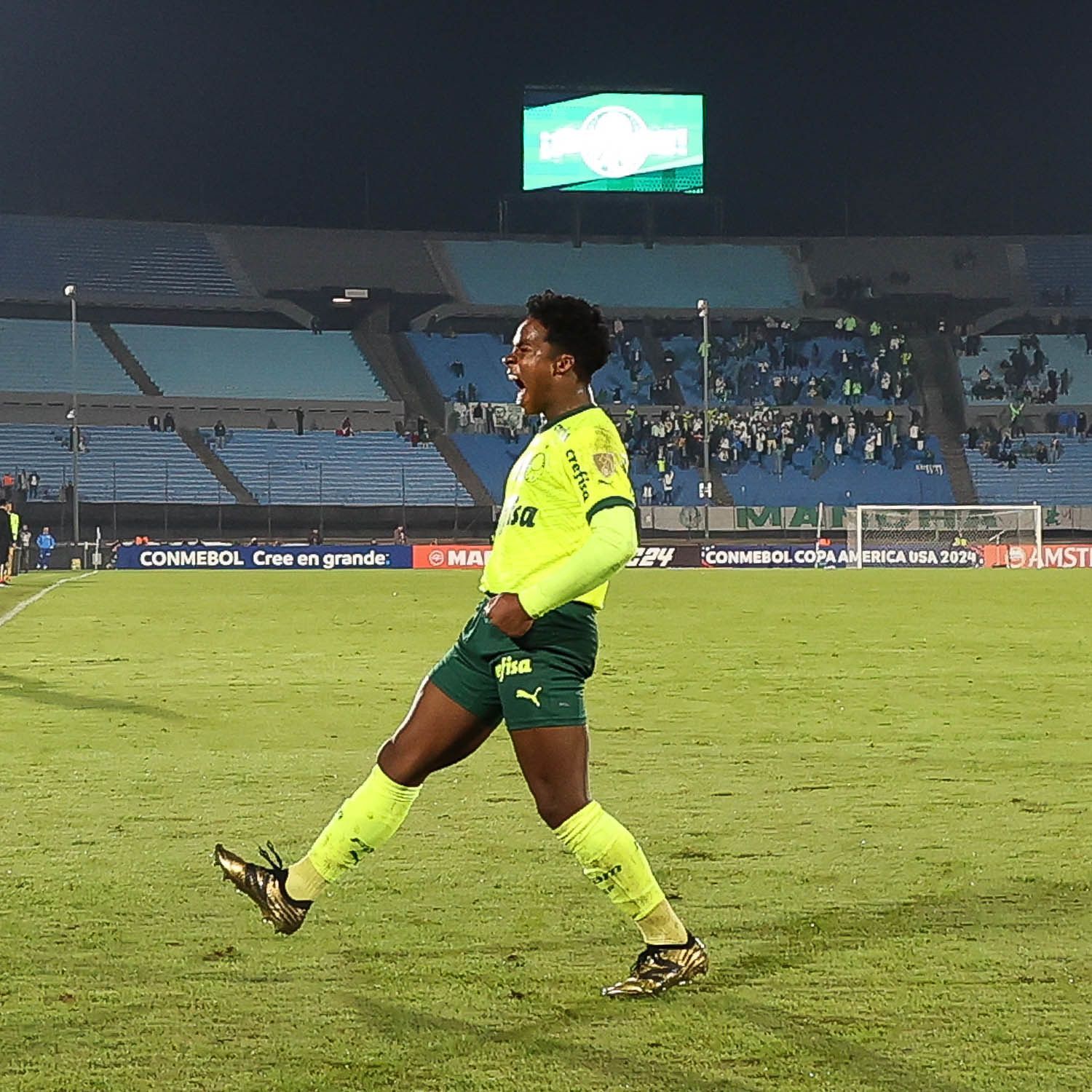 Gol de Endrick com comemoração de 'Kong' atinge novo bônus milionário para Palmeiras