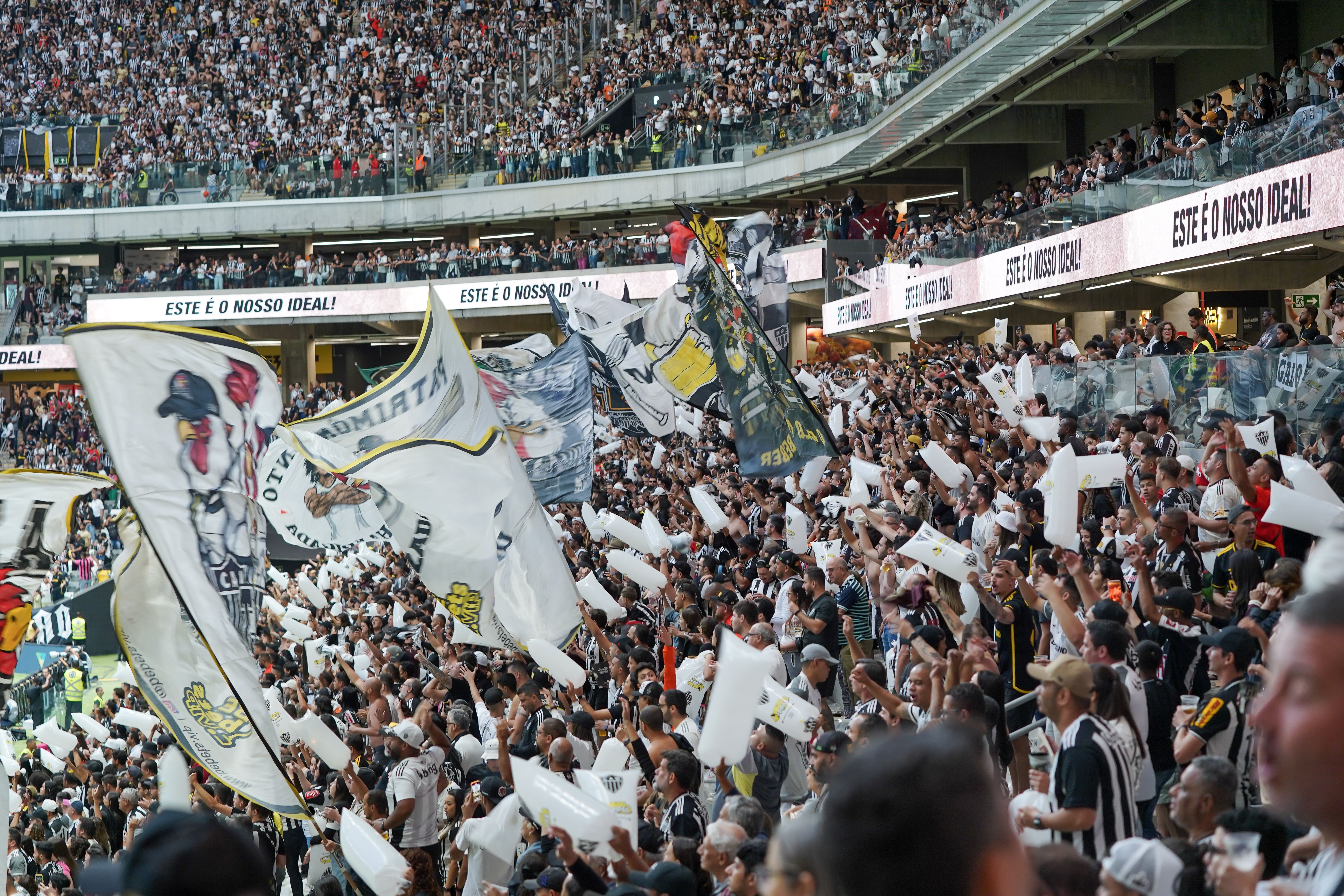 Atlético libera compra de 5 ingressos adicionais para jogo contra o Palmeiras