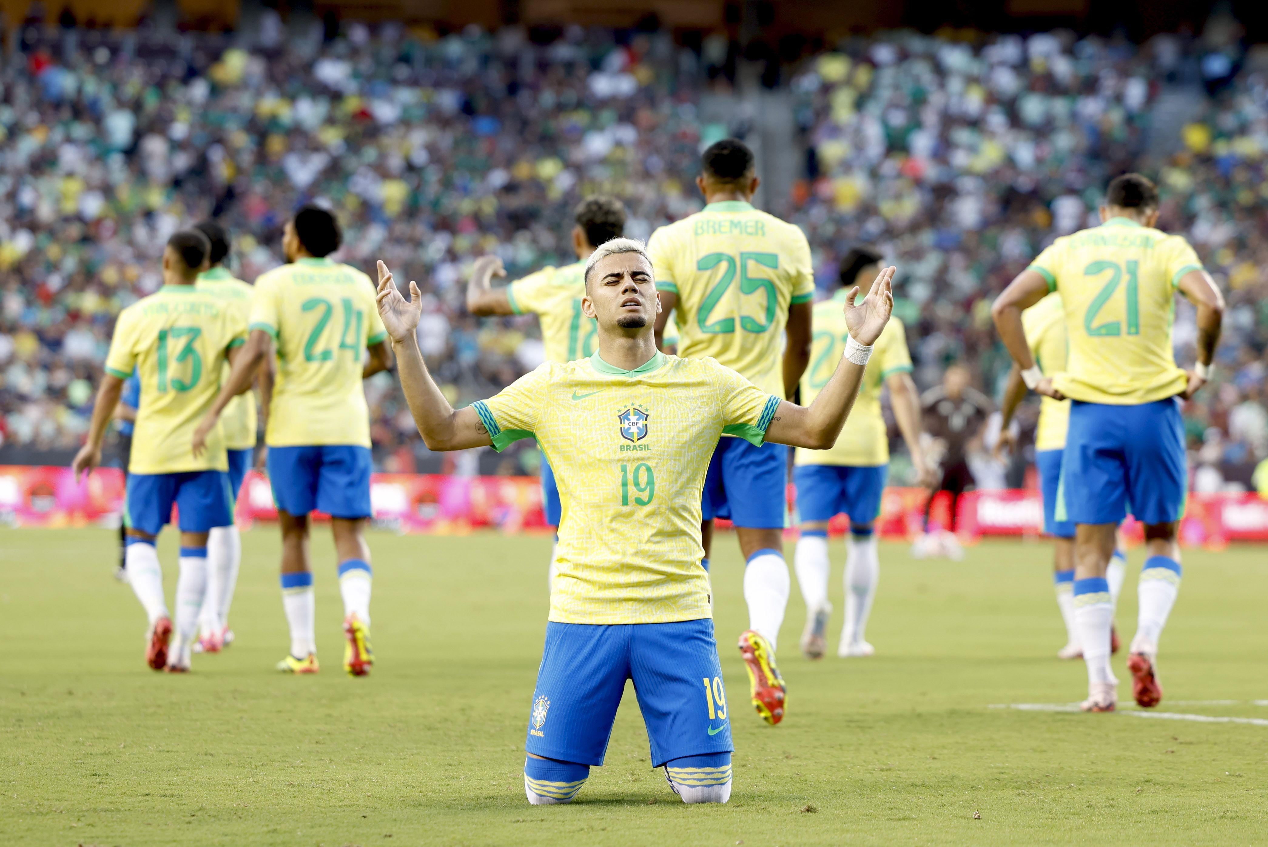 Brasil 3 x 2 México: veja os gols da vitória em amistoso nos Estados Unidos
