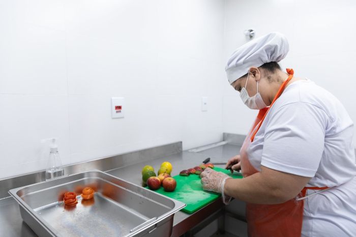 Cozinha industrial do Hospital Municipal de Contagem, recém inaugurada Cozinha industrial do Hospital Municipal de Contagem, recém inaugurada