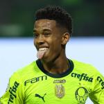 Qual o impacto de Estêvão no Palmeiras? Veja aproveitamento com e sem o atacante