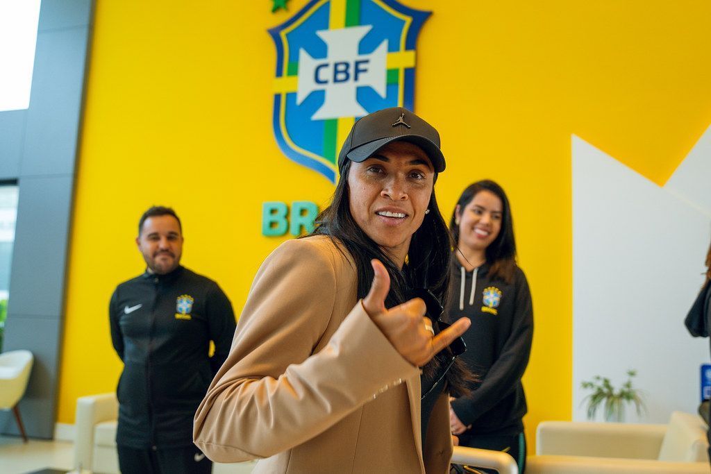 Marta se apresenta, e Seleção Feminina fica completa para Olimpíada de Paris