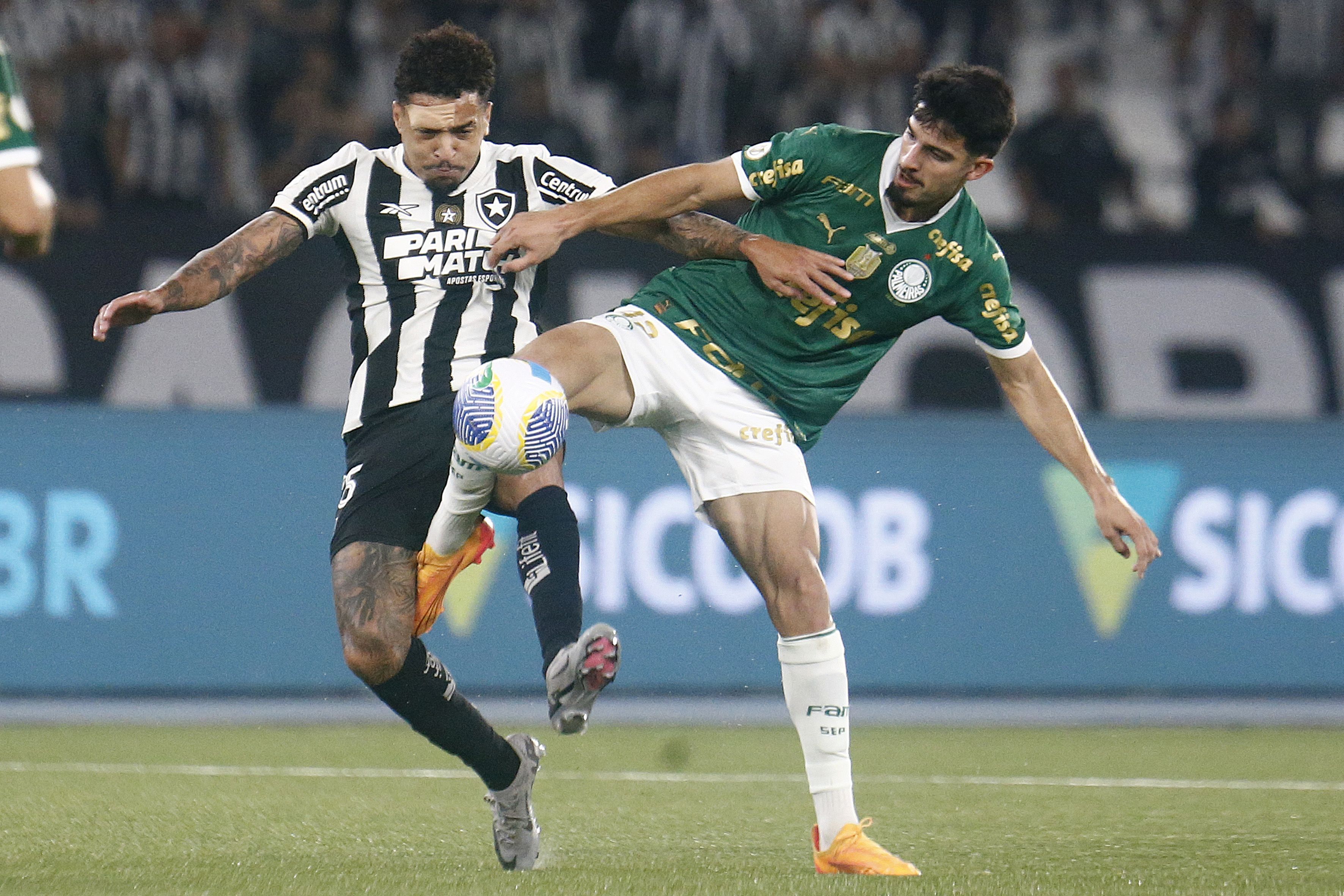 Em jogo tenso, Botafogo vence o Palmeiras e se isola como líder do Brasileirão
