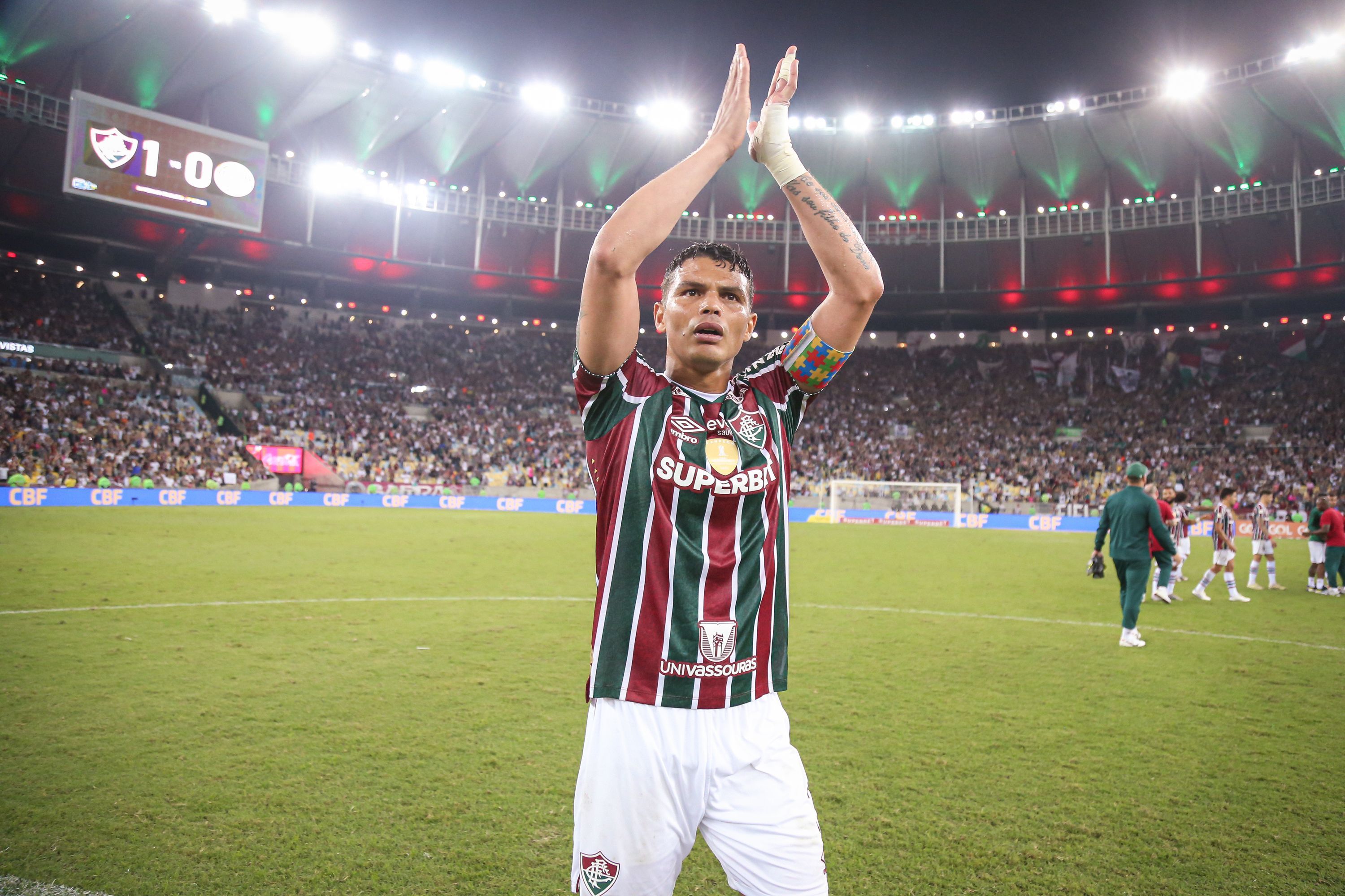 Com Thiago Silva, defesa do Fluminense segue invicta no Brasileiro