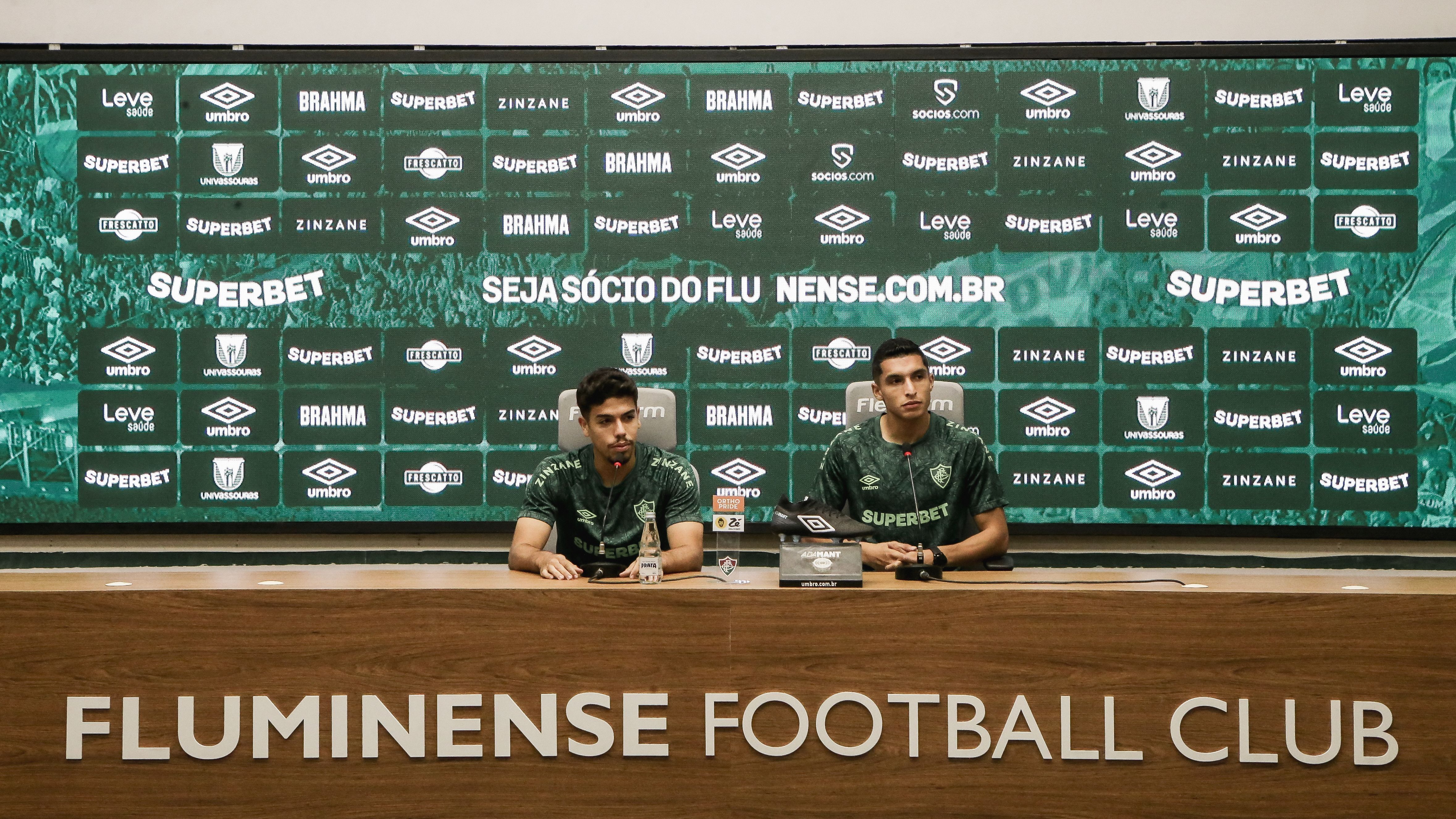 Fluminense apresenta oficialmente Nonato e Kevin Serna como reforços