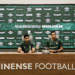 Fluminense apresenta oficialmente Nonato e Kevin Serna como reforços