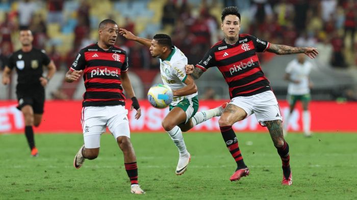Palmeiras abdicou do ataque e foi dominado pelo Flamengo nas oitavas de final da Copa do Brasil