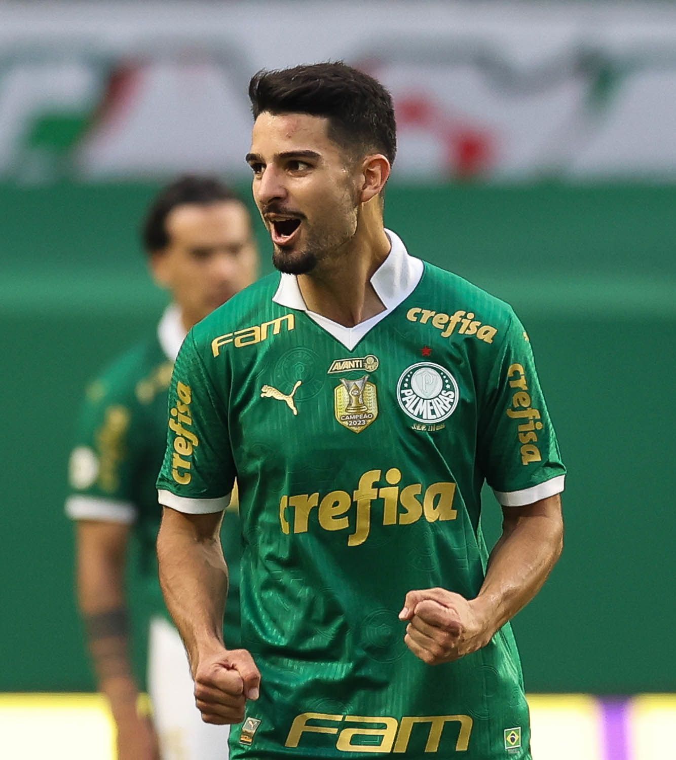 Herói do Palmeiras, atacante vê time com 'mais gasolina' para jogo contra Botafogo