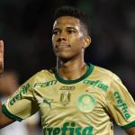 Com show de Estêvão, Palmeiras atropela Cuiabá e 'cola' na liderança do Brasileiro
