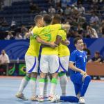 Brasil volta a golear Uzbequistão em último amistoso antes da Copa do Mundo de Futsal