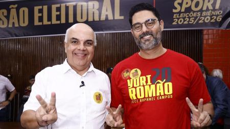 Yuri Romão (à esq.) e Raphael Campos foram eleitos em dezembro de 2024