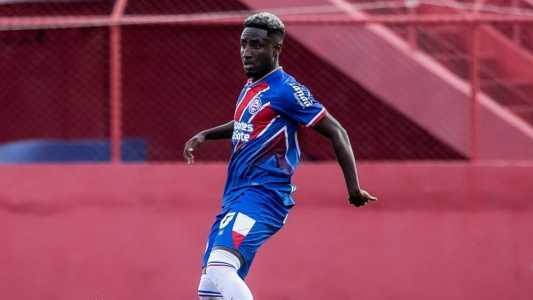 Ryan em campo pelo Bahia no Campeonato Baiano da atual temporada