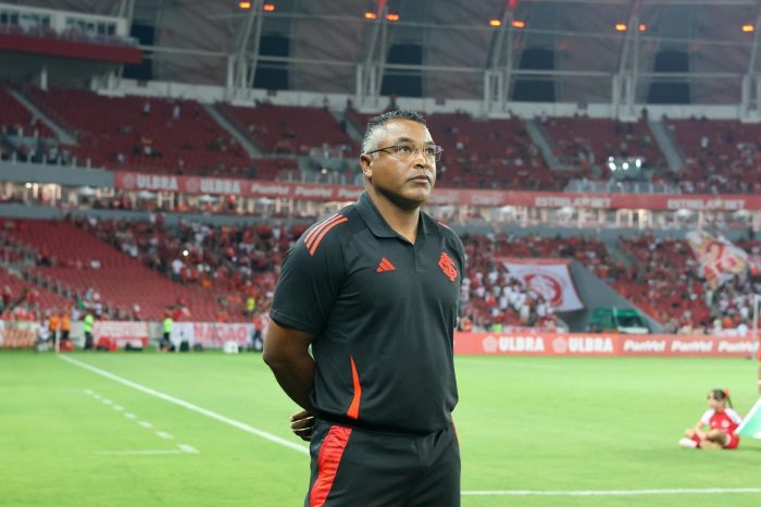 Roger Machado, treinador do Internacional