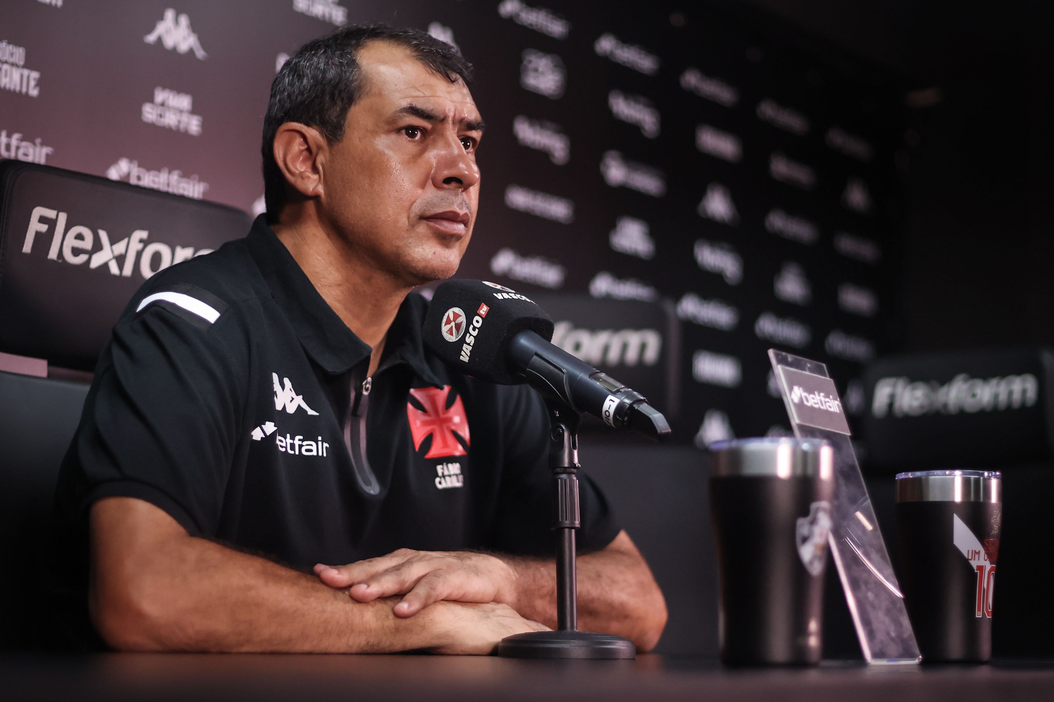 Fábio Carille analisa evolução do Vasco em segundo jogo no comando