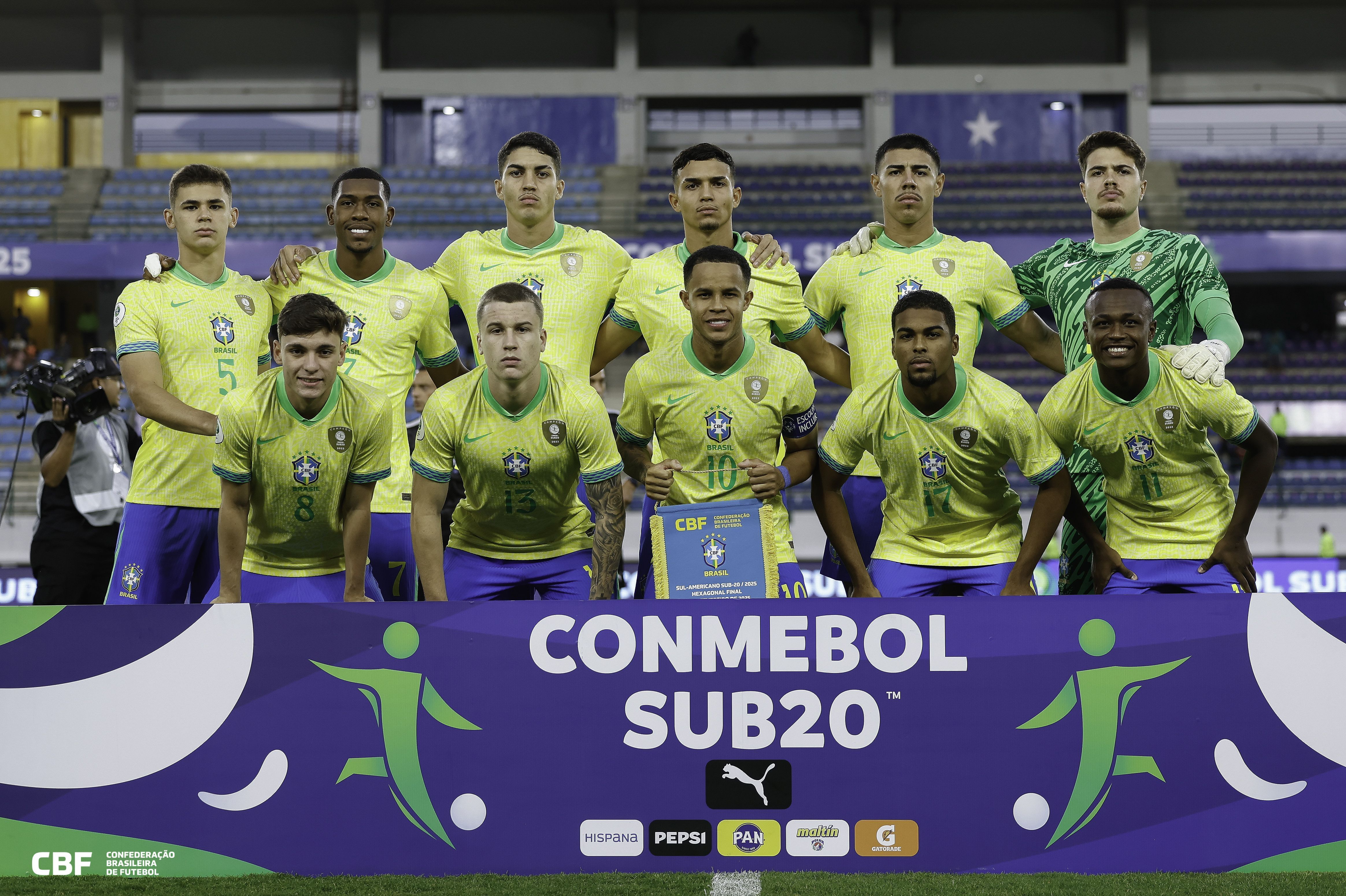 Colômbia x Brasil: horário e onde assistir ao vivo pela Sul-Americano Sub-20
