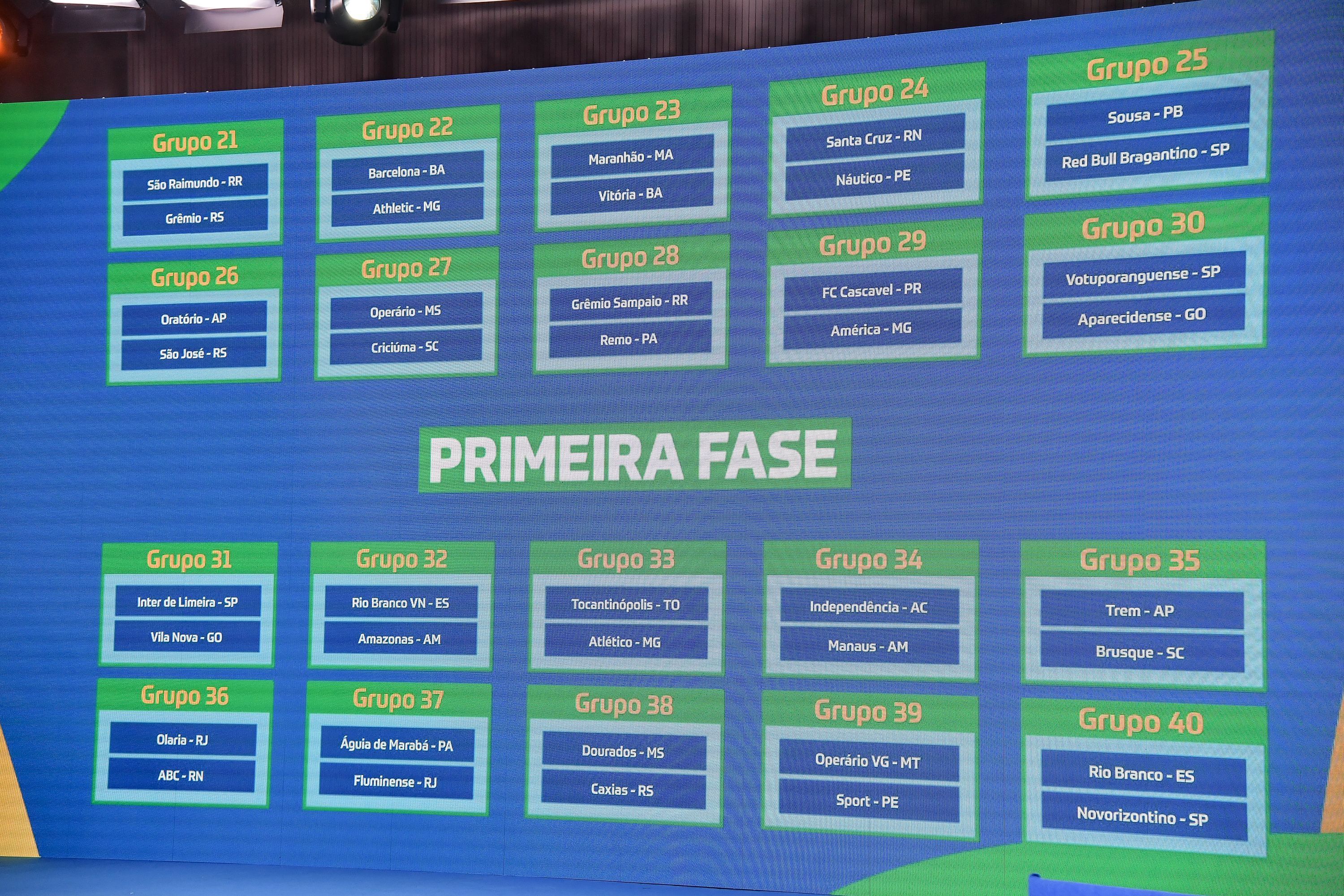 Copa do Brasil: veja datas, horários e locais dos jogos da primeira fase