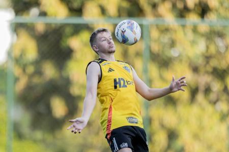 Bruno Fuchs renovou vínculo com o Atlético até o fim da próxima temporada
