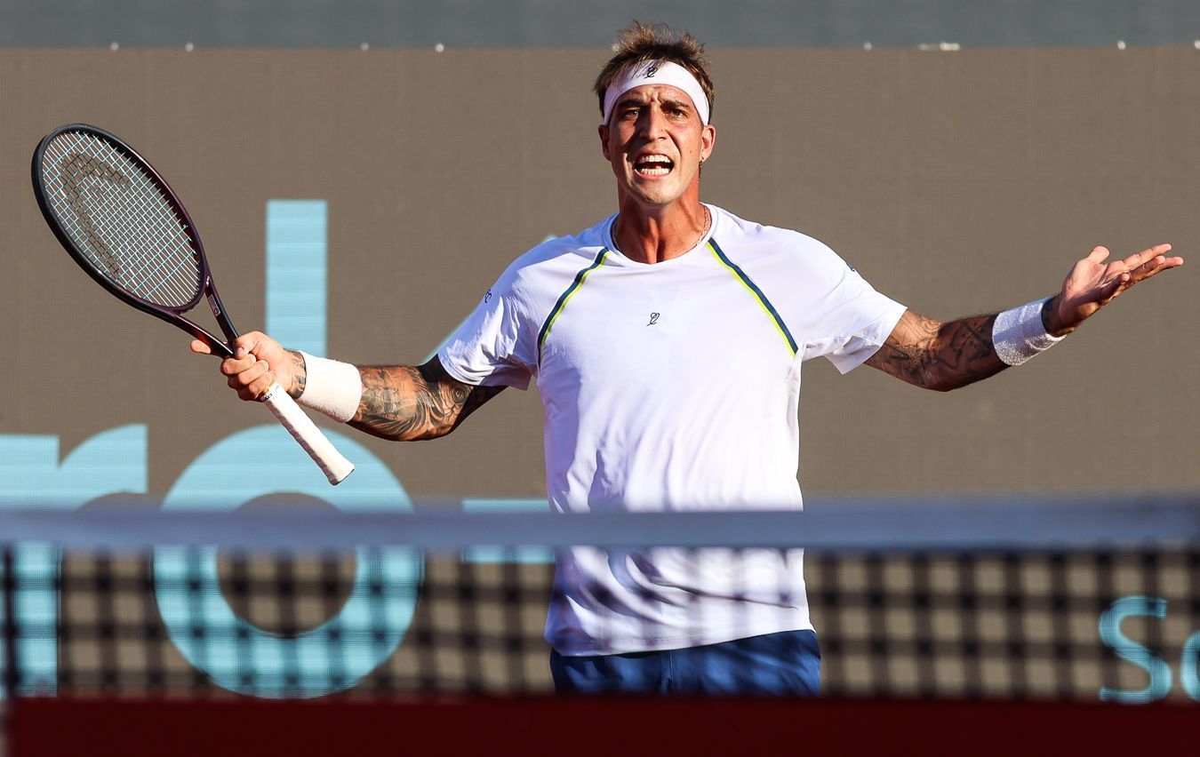 Primeiro brasileiro a estrear no Rio Open, Felipe Meligeni é eliminado por cazaque