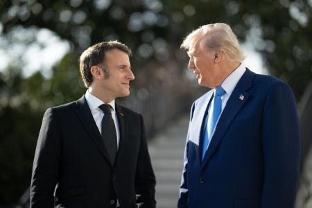 Macron ressaltou que os Estados Unidos fornecem armas para Israel