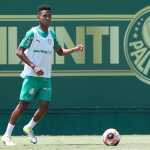 Estêvão, do Palmeiras, comemora convocação para a Seleção com Neymar