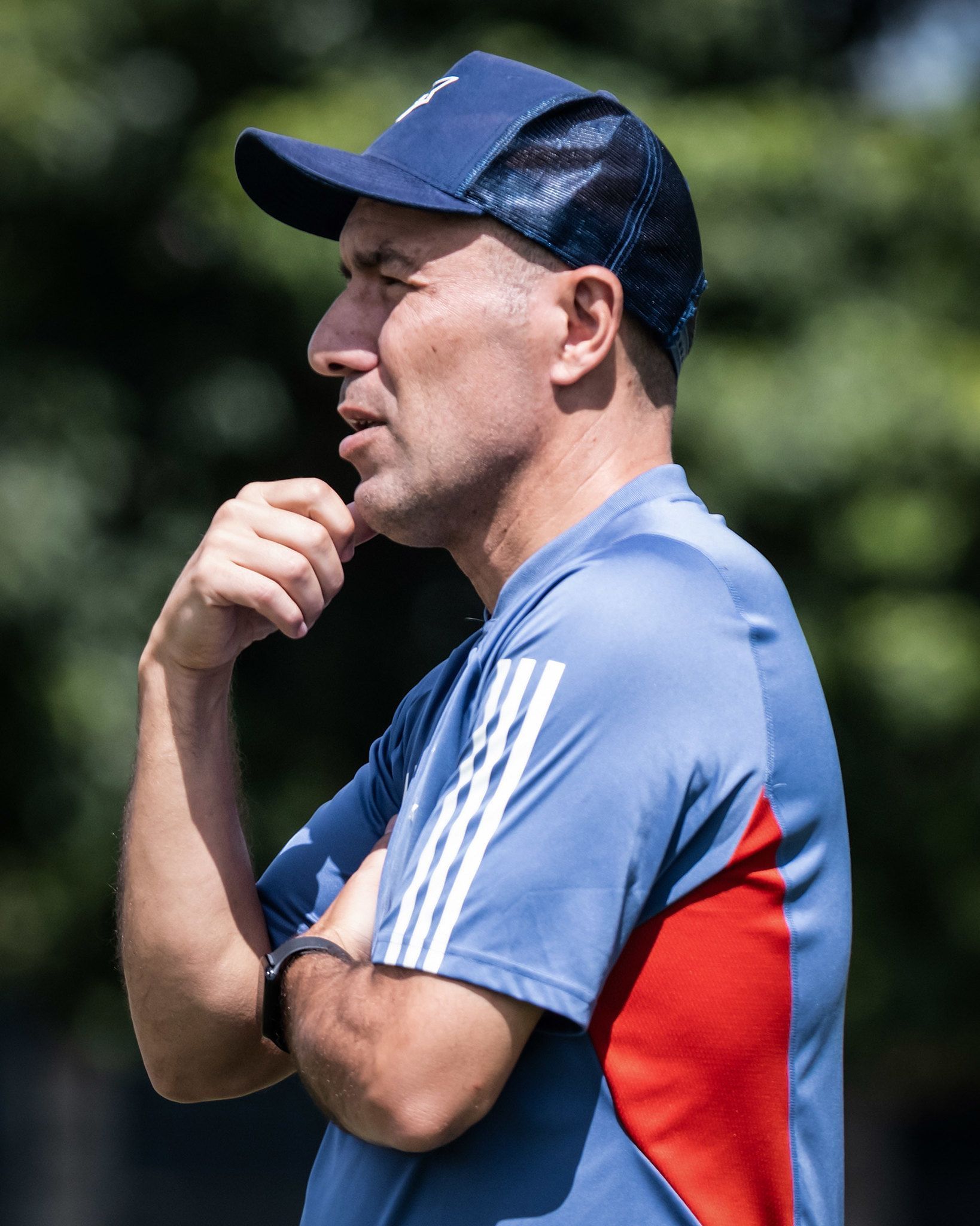 Jardim observa valências de laterais do Cruzeiro em jogos-treino