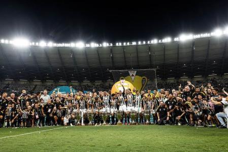Festa do hexacampeonato mineiro do Atlético, conquistado no Mineirão