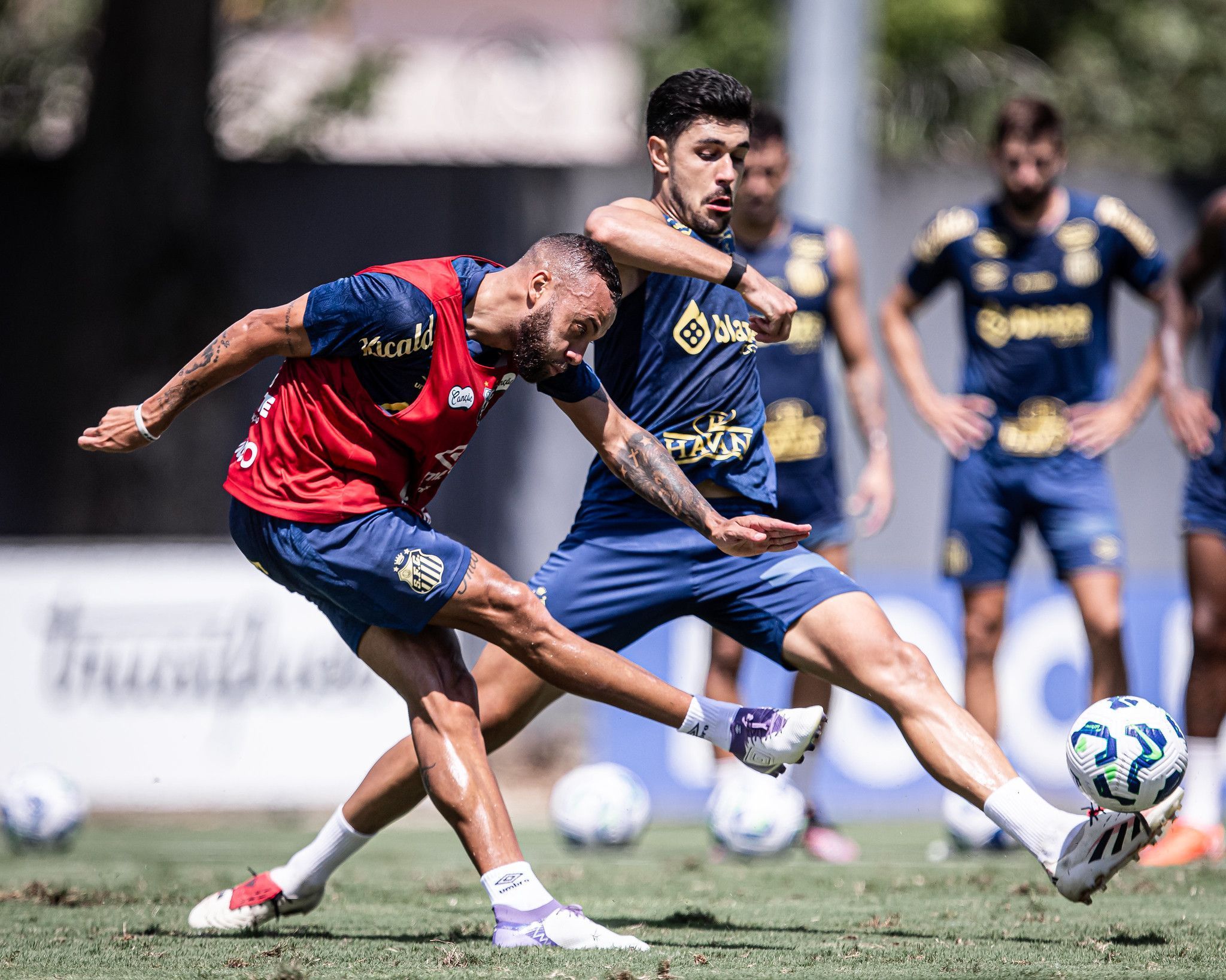 Santos goleia sub-20 em jogo-treino, e jogadores ganham folga