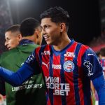 Erick Pulga celebra gol histórico do Bahia na Copa Libertadores