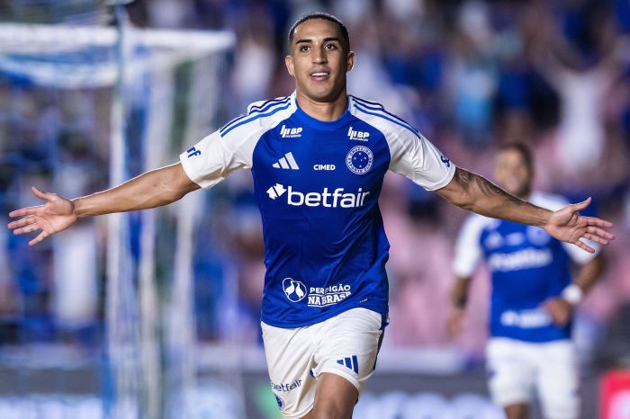 Christian marcou o gol da vitória do Cruzeiro sobre o Vasco, pelo Campeonato Brasileiro