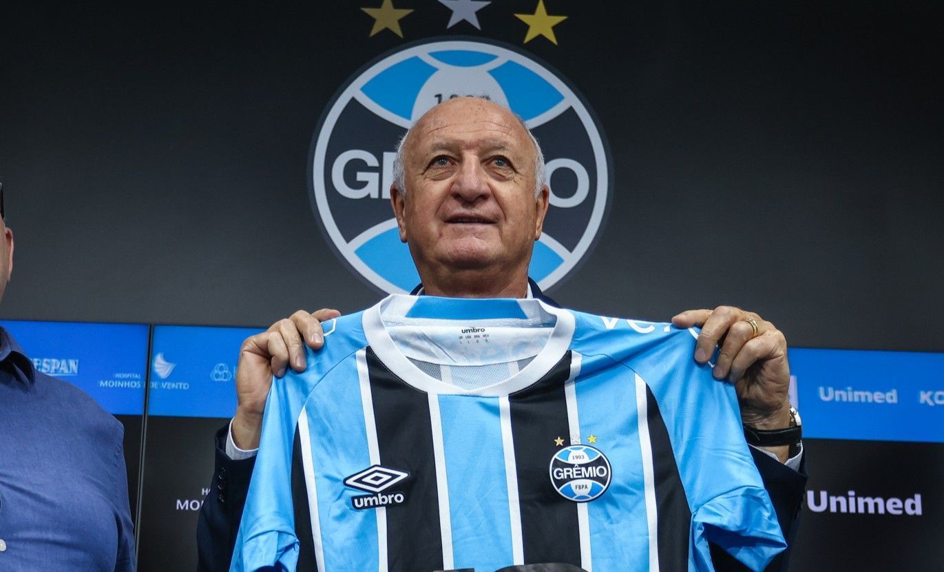 Nova direção do Grêmio acerta permanência de Felipão para 2026
