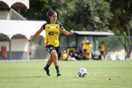 Treino do elenco feminino do Atlético