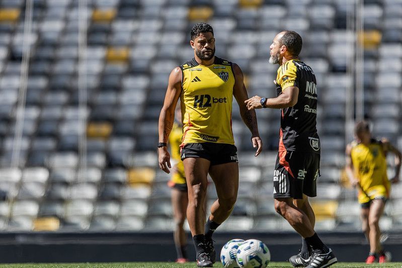 Na Arena MRV, Atlético encerra preparação para enfrentar o Fluminense