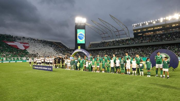 Palmeiras e São Paulo se enfrentaram na Arena Barueri, pela oitava rodada do Brasileiro 2025 Palmeiras e São Paulo se enfrentaram na Arena Barueri, pela oitava rodada do Brasileiro 2025