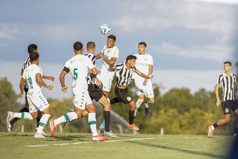 Em jogo movimentado, Cuiabá e Santos empatam pelo Brasileirão Sub-20