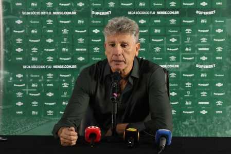 Renato Gaúcho, técnico do Fluminense, em entrevista coletiva